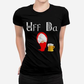Uff Da Scandinavian Drunken Tomte Gnome Funny Beer Tee Women T-shirt | Crazezy
