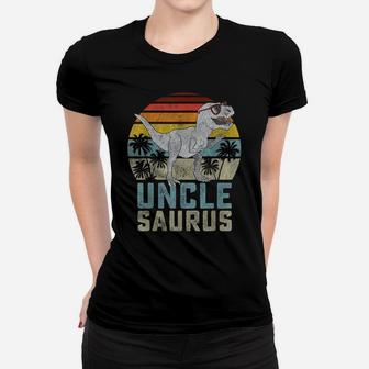 Unclesaurus T Rex Dinosaur Uncle Saurus Family Matching Women T-shirt | Crazezy UK