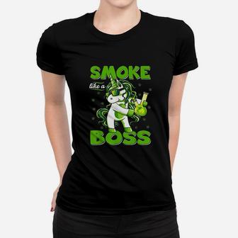 Unicorn Like A Boss Women T-shirt | Crazezy