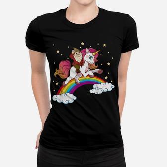Unicorn Rainbow Gnome Sleeping Dream Star Women T-shirt | Crazezy UK