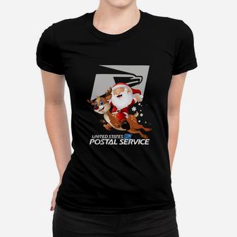 United States Postal Service Santa Shirt Women T-shirt