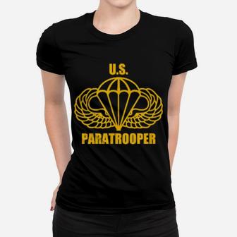 Us Paratrooper Women T-shirt - Monsterry