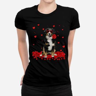 Valentine's Day Bernese Mountain With Heart Women T-shirt - Monsterry AU
