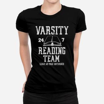 Varsity Reading Team Funny Book Lover Women T-shirt | Crazezy