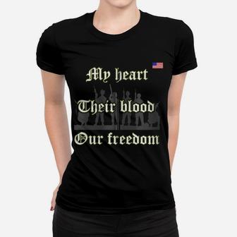 Veterans Day Patriotic Gift 4Th Of July Usa Flag Ex Military Zip Hoodie Women T-shirt | Crazezy UK