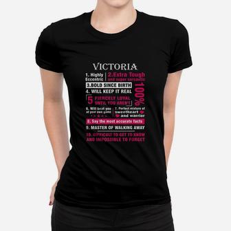 Victoria Highly Eccentric 10 Facts Women T-shirt | Crazezy DE