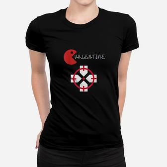 Video Gamer Valentines Day With Controllers Heart Women T-shirt - Monsterry DE