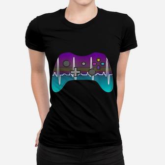 Video Games Gamer Heartbeat For Boys Girls Kids Teen Gaming Women T-shirt | Crazezy UK