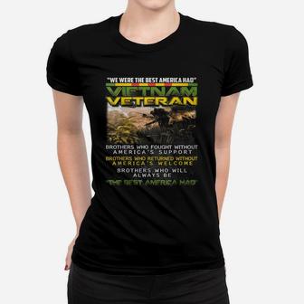 Vietnam Veteran - The Best America Had Proud T-Shirt Women T-shirt | Crazezy AU