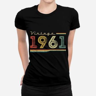 Vintage 1961 Birthday 60Th Retro Style 60Th Birthday Gifts Women T-shirt | Crazezy