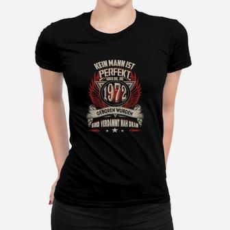 Vintage 1972 Geburtstags-Frauen Tshirt für Männer, Perfektions-Design - Seseable