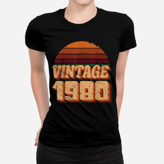 Vintage 1980, 40Th Birthday,, 40 Years Old Women T-shirt - Monsterry CA