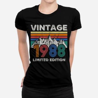 Vintage 1988 33Rd Birthday 33 Years Old Gift Men Women Women T-shirt | Crazezy