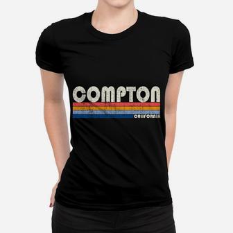 Vintage 70S 80S Style Compton Ca Hoodie Women T-shirt | Crazezy