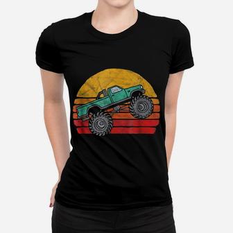 Vintage 80S Monster Truck Shirt - Cool Retro Sun Design Women T-shirt | Crazezy