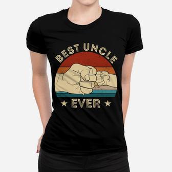 Vintage Best Uncle Ever Fist Bump Funny Uncle Christmas Gift Sweatshirt Women T-shirt | Crazezy UK