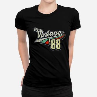 Vintage Born In 1988 Women T-shirt | Crazezy