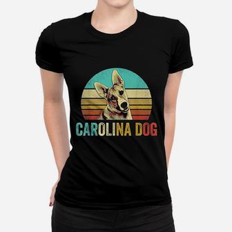 Vintage Carolina Dog Dog Sunset Women T-shirt | Crazezy