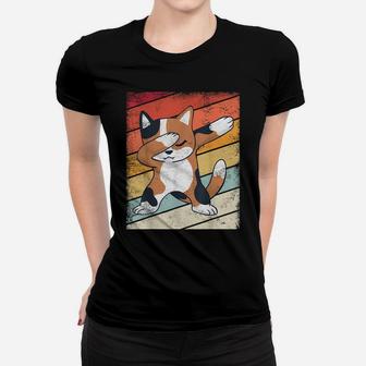 Vintage Cat Dabbing Cute Retro Cats Graphic Gift Kids, Youth Women T-shirt | Crazezy