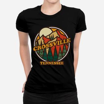 Vintage Crossville, Tennessee Mountain Hiking Souvenir Print Women T-shirt | Crazezy CA