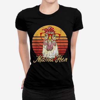 Vintage Mama Hen Chicken Gift For Mom Farm Women T-shirt | Crazezy DE