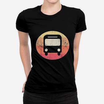 Vintage Retro Bus Driver Women T-shirt | Crazezy