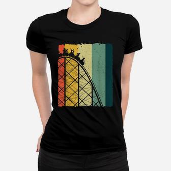 Vintage Roller Coaster Design Theme Park Lover Men Women Women T-shirt | Crazezy UK