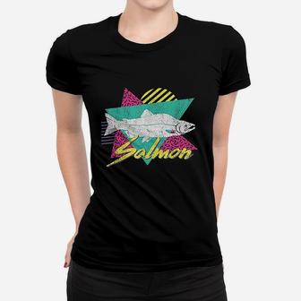 Vintage Salmon Fish Women T-shirt | Crazezy