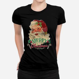 Vintage Santa Claus St Nicholas Old Fashioned Christmas Sweatshirt Women T-shirt | Crazezy UK