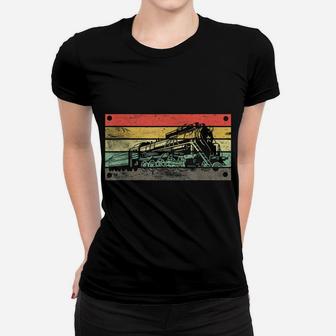 Vintage Train Railroad Retro Railroad Engineer Gift Women T-shirt | Crazezy UK