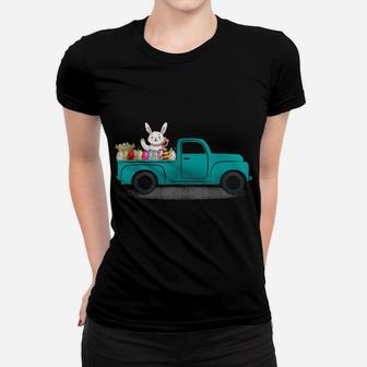 Vintage Truck Easter Egg Hunting Kids Teens Boys Women T-shirt | Crazezy