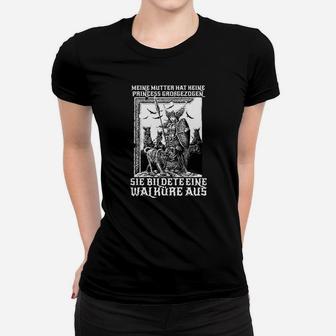 Walküren-Kriegerin Frauen Tshirt – Design Inspiriert von Nordischer Mythologie - Seseable