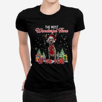 Weimaraner The Most Wonderful Time Of The Year Women T-shirt - Monsterry UK