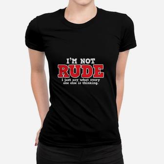 What Every One Else Is Thinking Women T-shirt - Thegiftio