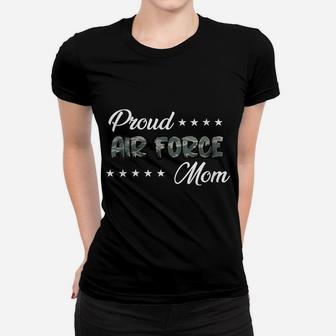 Womens Abu Bold Proud Air Force Mom Women T-shirt | Crazezy CA