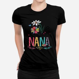 Womens I Love Being Called Nana Sunflower Mothers Day Gift Women T-shirt | Crazezy DE