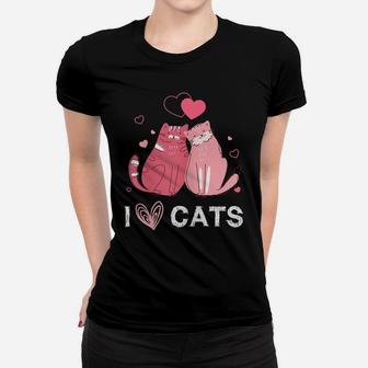 Womens Love Kittens Cat Lovers Apparel Women T-shirt | Crazezy