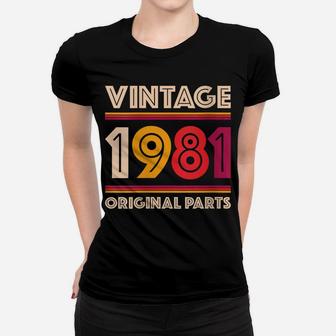 Womens Made In 1981 38 Years Old Gift Vintage 38Th Birthday Women T-shirt | Crazezy