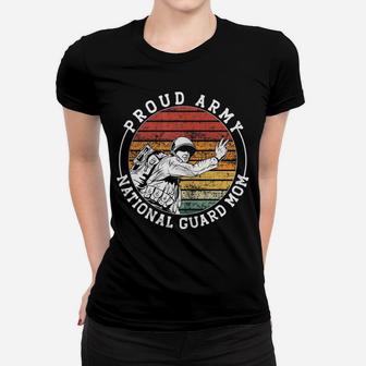 Womens National Guard Mom Shirt Proud Army National Guard Mom Gift Women T-shirt | Crazezy