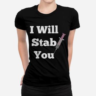 Womens Nurse Medical Surgical Syringe Lpn Funny Appreciation Gift Women T-shirt | Crazezy