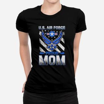 Womens Pride Military Family - Proud Mom Air Force Gifts Women T-shirt | Crazezy CA