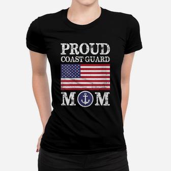 Womens Proud Coast Guard Mom Women T-shirt | Crazezy