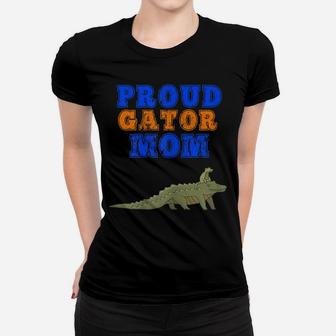 Womens Proud Gator Mom Shirt - Cute Mother Gator Shirt For Parents Women T-shirt | Crazezy