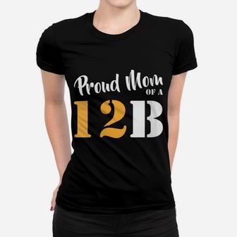 Womens Proud Mom Of A 12B Army Combat Engineer Women T-shirt | Crazezy