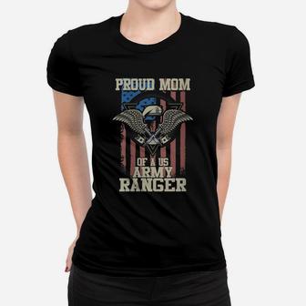 Womens Proud Mom Of Us Army Ranger Women T-shirt | Crazezy