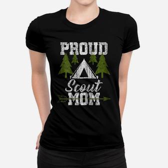Womens Proud Scout Mom - Scouting Mother Shirt Gift Women T-shirt | Crazezy