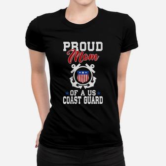 Womens Proud Us Coast Guard Mom Women T-shirt | Crazezy