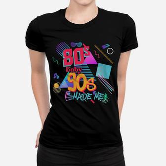 Womens Vintage 80S Baby 90S Made Me Retro Memphis Graphic Throwback Women T-shirt | Crazezy