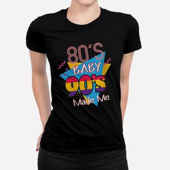 Womens Vintage Retro 80S Baby 90S Made Me Graphic Women T-shirt | Crazezy