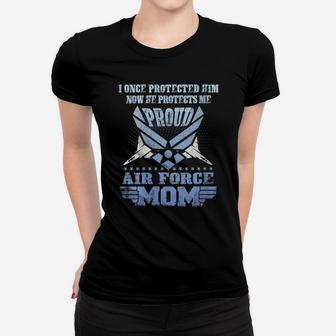 Womens Womens Pride Military Family - Proud Mom Air Force Women T-shirt | Crazezy DE